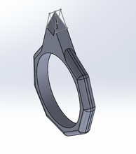anello arma pinshape gioielli 3d print model - Mito3D