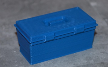 ölçek 1 10 Araç Kutusu pinshape madde seferi aksesuarlar diorama garaj kutusu aracı araba rc 3d print model - Mito3D