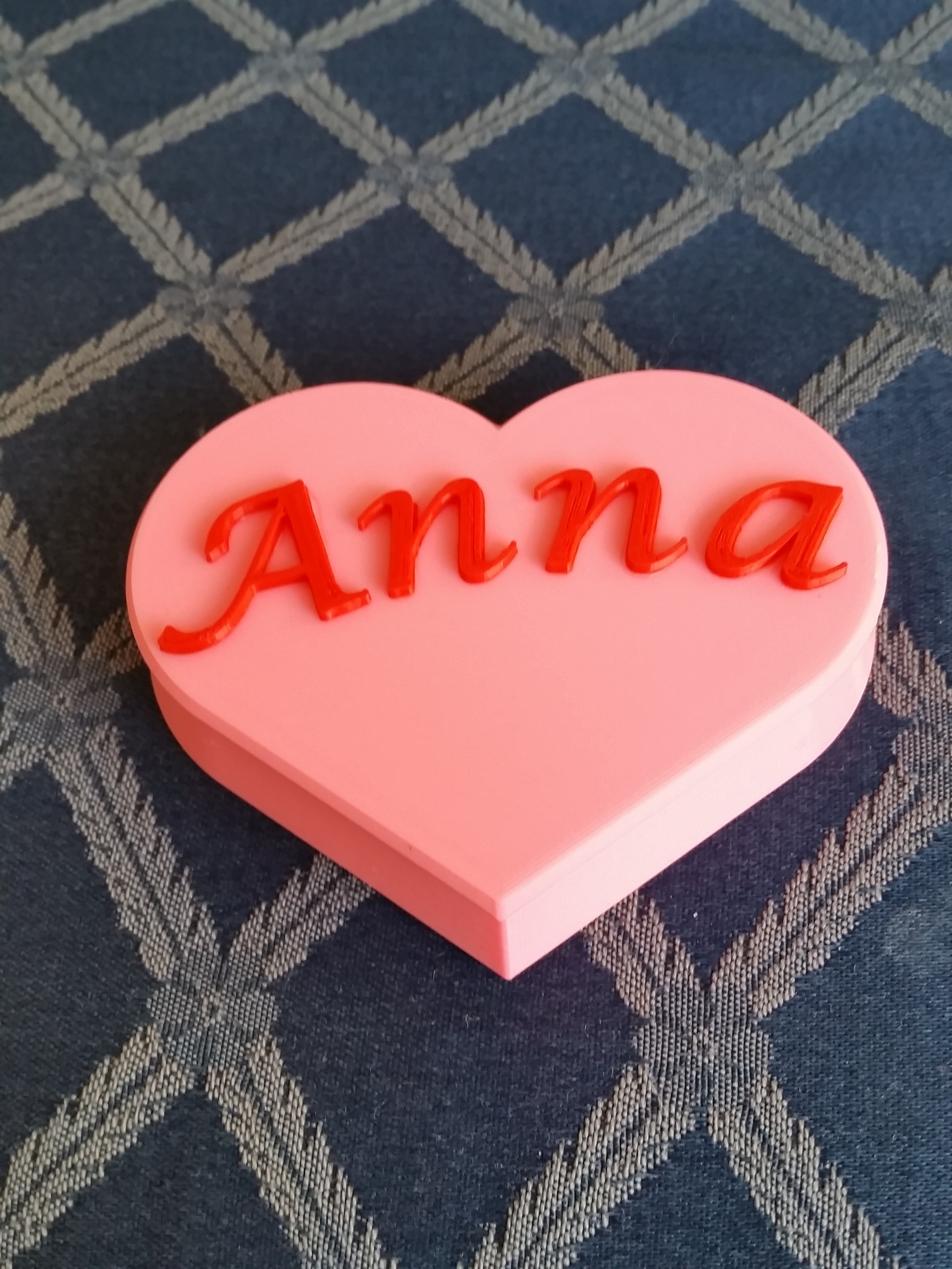 corazón cachet pinshape día san valentín box regalo 3D print model - Mito3D