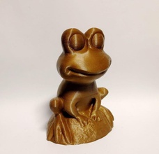 garden frog re-sculpt scan pinshape sculpture scanned re-mix 3d print model - Mito3D
