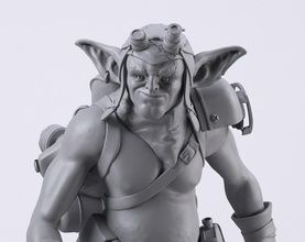 mechzark goblin pinshape Charakter modelling contest 3d print model - Mito3D
