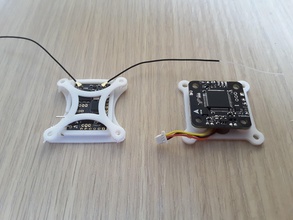 adaptador limón rx dsmx ppm diversidad antena receptor pinshape quadcoter drone fpv ultimaker tpu spektrum protección horizon hobby dsm2 3d print model - Mito3D