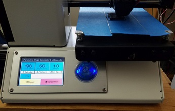 monoprice mp select mini 3d printer upgrade - knob pinshape printer-upgrade 3d print model - Mito3D