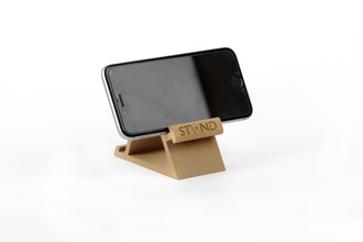 stand smartphone titular pinshape cabos cabo celular telefone célula iphone suporte organizador office 3d print model - Mito3D