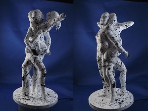 Bewegung pinshape Charakter modelling contest mashup nude female Skulptur 3d print model - Mito3D