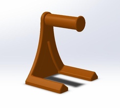 spool holder stand pinshape 3d-design 3d print model - Mito3D