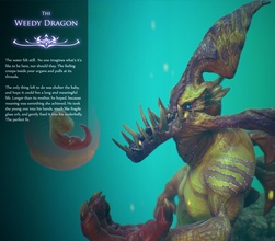 weedly dragon pinshape character-modeling-contest 3d print model - Mito3D