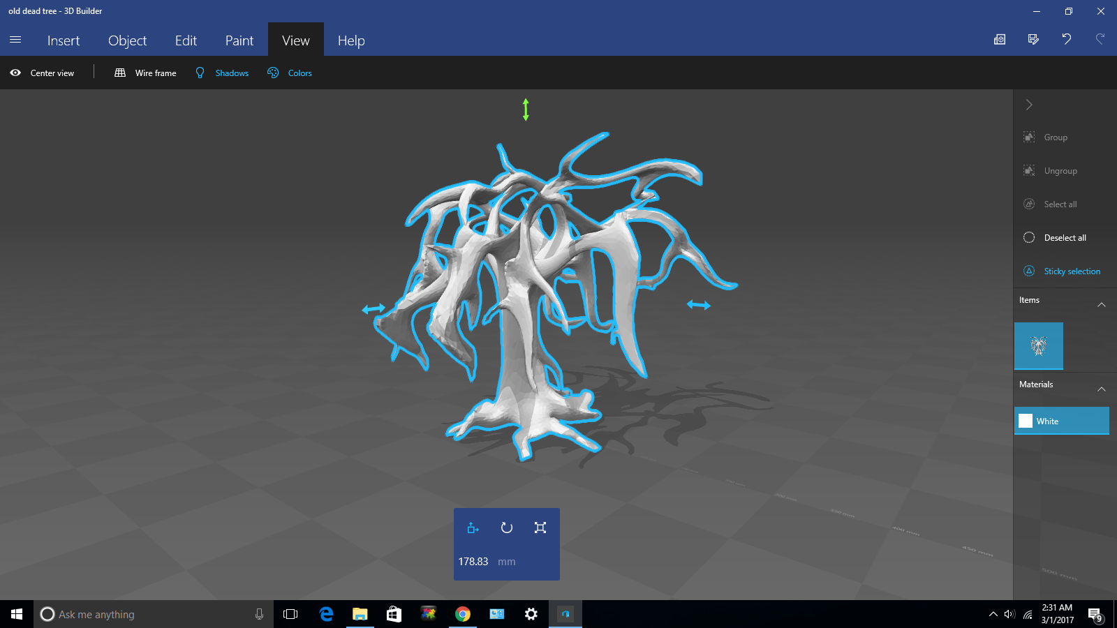 albero morto pinshape carattere modellazione concorso fantasia morti 3D print model - Mito3D