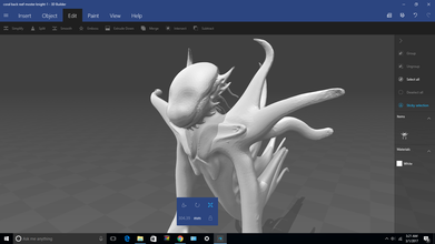 Kohle Riff Ritter pinshape Charakter modelling contest protector Meer Kreatur Tiere Tier scifi alien 3d print model - Mito3D