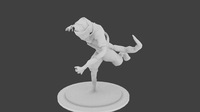lizard rouge runner pinshape character-modeling-contest miniature 3d print model - Mito3D