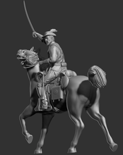 jacob parrott pinshape character-modeling-contest civil-war cavalry figure historical 3d print model - Mito3D