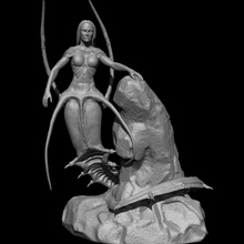 siren pinshape urban geeks art mythology character character-modeling-contest 3d print model - Mito3D