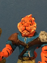 tigre guerrero pinshape carácter modelado concurso 3d print model - Mito3D