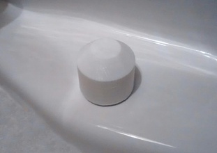 toilet bolt cap pinshape bathroom 3d print model - Mito3D