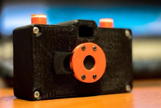shutter holes screws pinhole camera pinshape 3d-design 3d print model - Mito3D