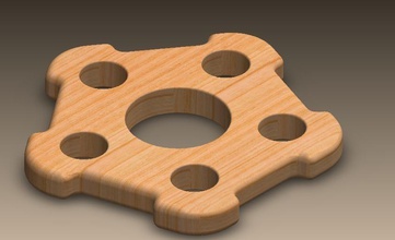 fidget giocattolo pinshape divertente ansia i cuscinetti spinner disegno 3d 3d print model - Mito3D