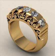 mode ponté anneau pinshape femmes dames l'anneau diamant fasion bijoux 3d print model - Mito3D