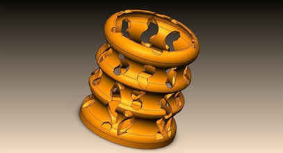 vaso 201 pinshape impressão 3d robô espiral wperko r2pv1com 3d print model - Mito3D