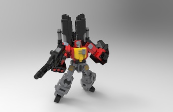 transformers replica blaster 3d solutech pinshape transformer 3d print model - Mito3D