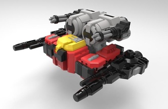 transformer replica blaster 3d solutech designed pinshape 3d-design 3d print model - Mito3D