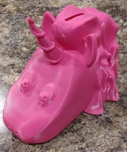 happy unicorn bank pinshape 3d-design 3d print model - Mito3D