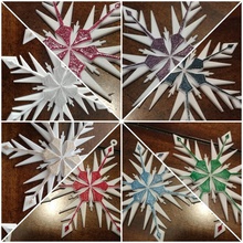 snowflake Ornamente pinshape 3d design 3d print model - Mito3D