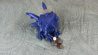 cute dragon bank pinshape 3d-design 3d print model - Mito3D