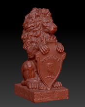scultura leone pinshape leon 3d print model - Mito3D