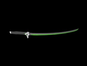 genji espada pinshape design réplica jogo overwatch 3d print model - Mito3D
