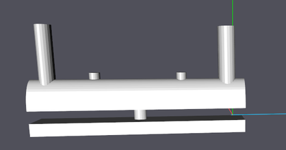 düello su borusu tasarımı pinshape bong sigara eylem 3d print model - Mito3D