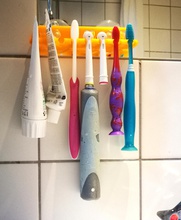 Zahnbürstenhalter pinshape easy to print Zahnbürsten toothbrushholder WC Anlagen einfache Drucke Ausrüstung einfach Halter Zahnbürste 3d print model - Mito3D