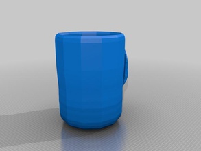 extra grande copa pinshape tazas 3d print model - Mito3D