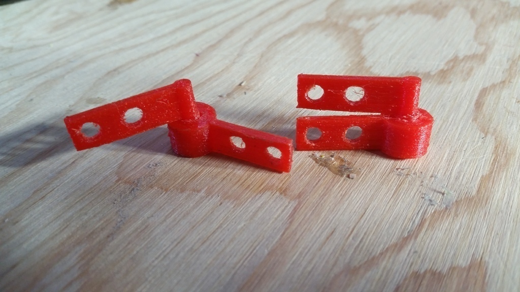 single print hinge assembled pinshape 3d-design 3D print model - Mito3D