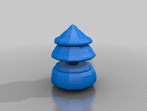 xmas tree pinshape trees-model models 3d print model - Mito3D