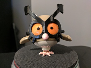 hoothoot pokemon pinshape cute fun figurine figure toy character bird 3d print model - Mito3D