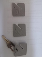 Schlüssel Organisation pinshape Regale organizarion keyring keychain Vogel 3d print model - Mito3D