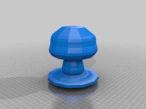 fungo 2 pinshape funghi toadstool i 3d print model - Mito3D