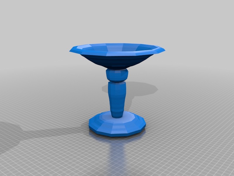 bird bath pinshape aves bebederos bebedero pájaros baños pájaro baño 3D print model - Mito3D