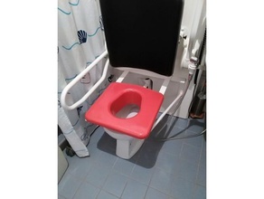 toilet seat toiletbril pinshape handicapped toilet-equipment hdiesupport 3d print model - Mito3D