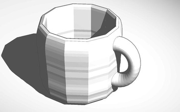 smoothie 3d modelagem tinkercad pinshape canecas copos taça café xícara 3d print model - Mito3D