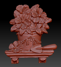 Blumen Topf Regal pinshape vase 3d print model - Mito3D