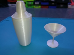 shaker barman pinshape bar boisson cocktail 3d print model - Mito3D