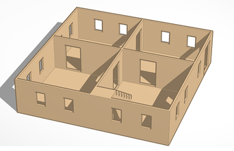 stackable office base floor pinshape wargaming 3d print model - Mito3D