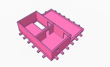 house floor pinshape wargaming 3d print model - Mito3D