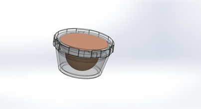 coffee pod container pinshape one-cup onecup coffee-pod 3d print model - Mito3D