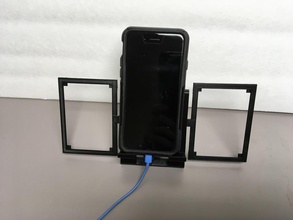 yunps telefono in stand pinshape disegno 3d 3d print model - Mito3D