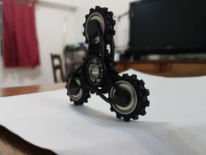 engins spinner pinshape orientées roulement engrenages jouet toupie 3d print model - Mito3D