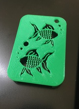 fish soap coaster pinshape soapholder 3d print model - Mito3D