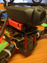 drift kamera 250 karbon fiber çerçeve pinshape monte edin 3d tasarım 3d print model - Mito3D