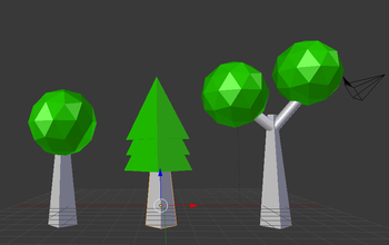 poli árvore pinshape legal 3d print model - Mito3D